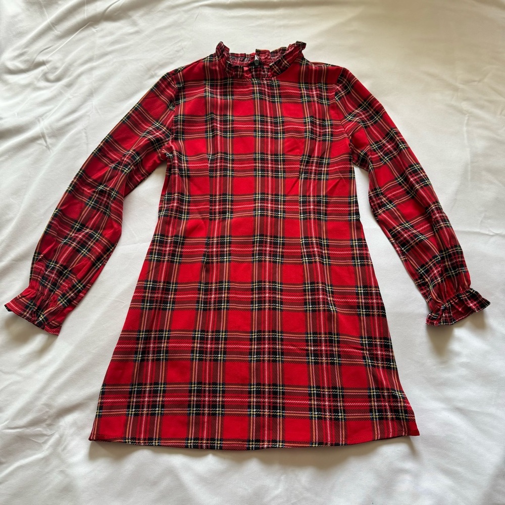 Red Plaid Dress
